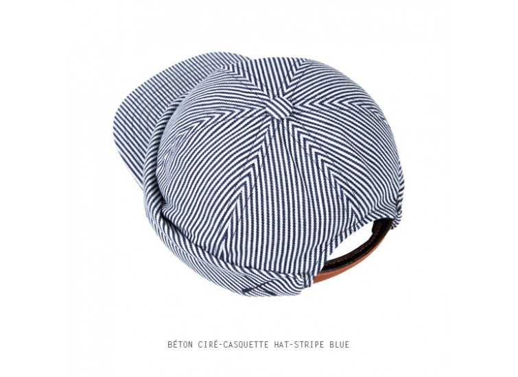 BÉTON CIRÉ - CASQUETTE HAT - STRIPE BLUE